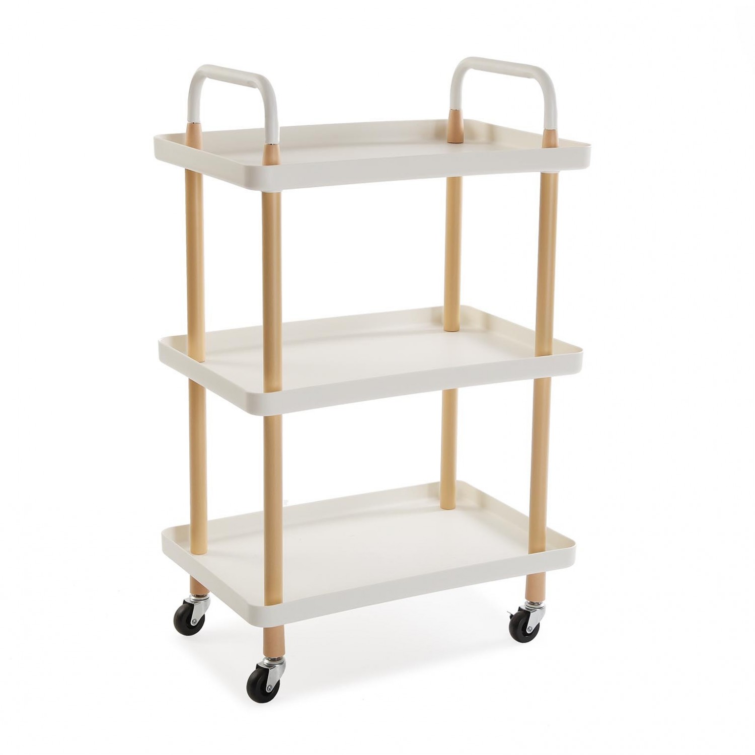 Ραφιέρα Λευκή TROLLEY