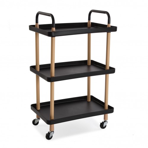 Ραφιέρα Μαύρη TROLLEY