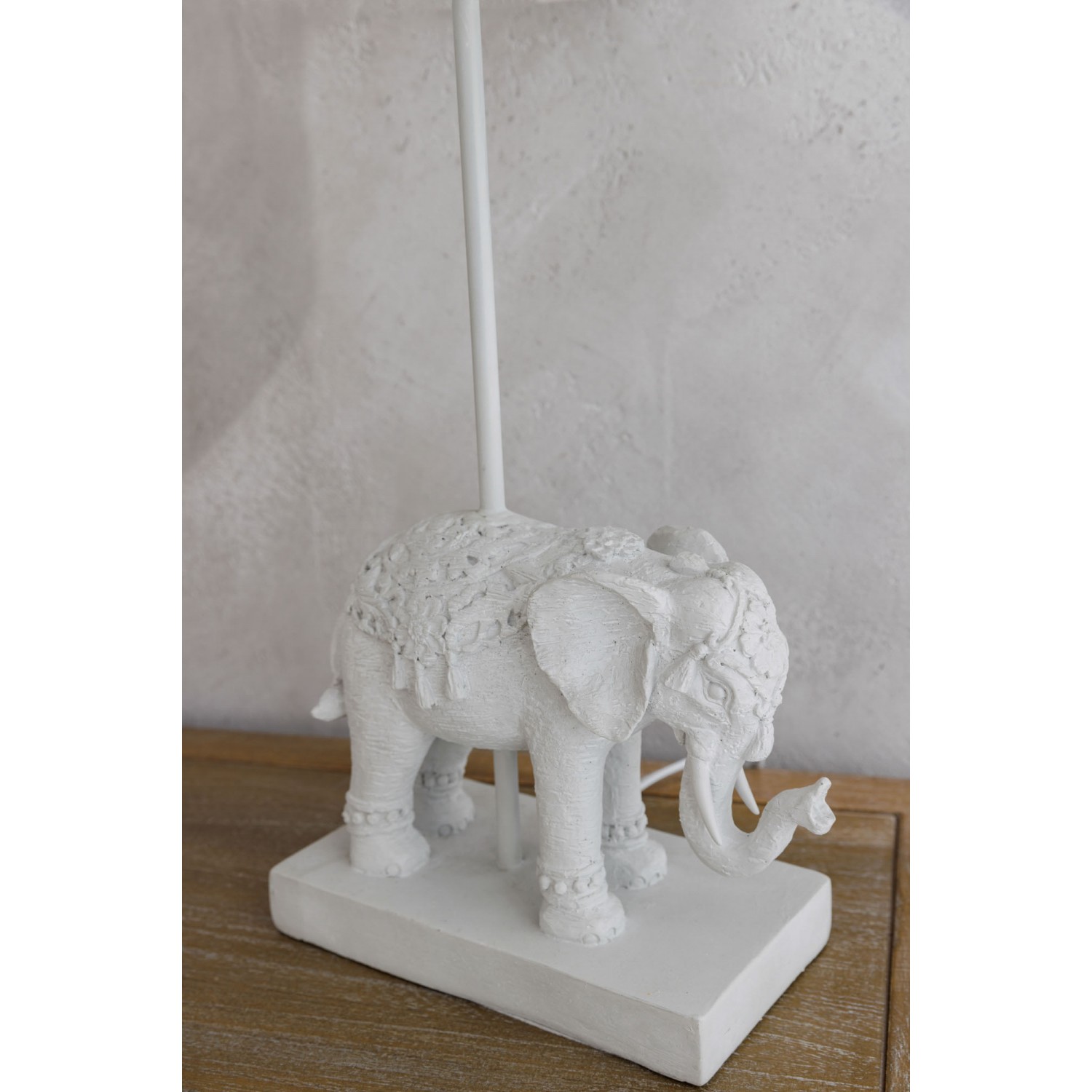 Επιτραπέζιο φωτιστικό ελέφαντας λευκό