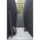 Διακοσμητική σκάλα/κρεμάστρα KAIDA Black Vintage 55x7x167cm 