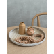 Βάζο Πήλινο Μπέζ 12.2x12.2x12cm