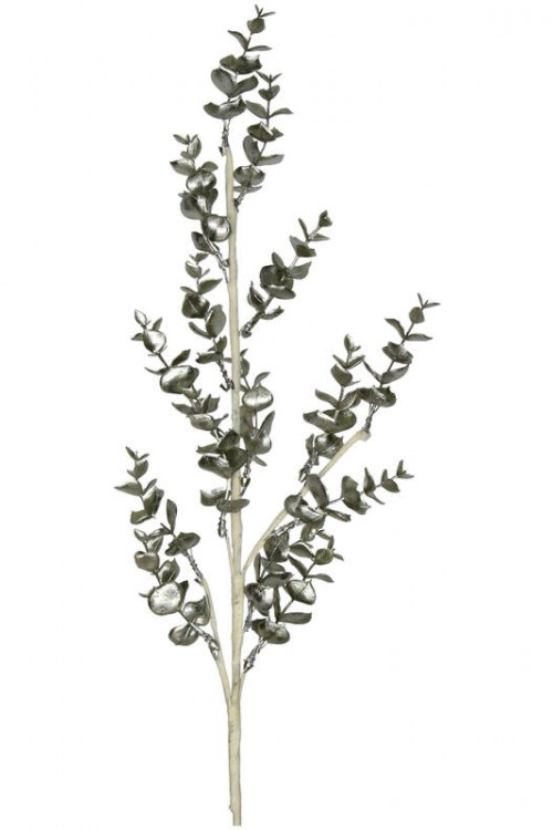 Τεχνητά Φύλλα Ασημί 68cm