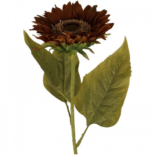 Τεχνητό Λουλούδι Ηλιοτρόπιο Ώχρα 75cm