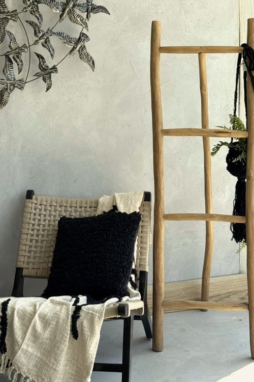 Ξύλινη Σκάλα Décor Με Στήριξη