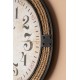 Μεταλλικό ρολόι τοίχου με σχοινί