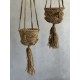 Καλάθι κρεμαστό πλεκτό Natural 100cm Ø16 