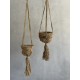 Καλάθι κρεμαστό πλεκτό Natural 100cm Ø16 