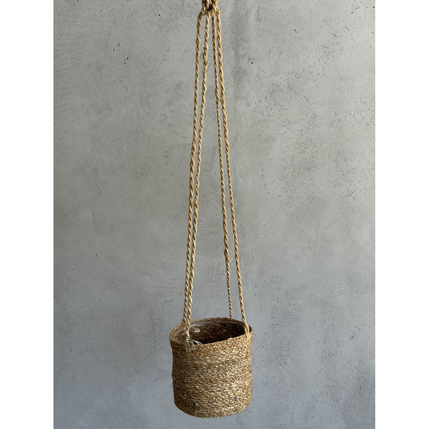 Καλάθι κρεμαστό Natural 17x15+75cm Ø16