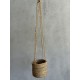 Καλάθι κρεμαστό Natural 17x15+75cm Ø16