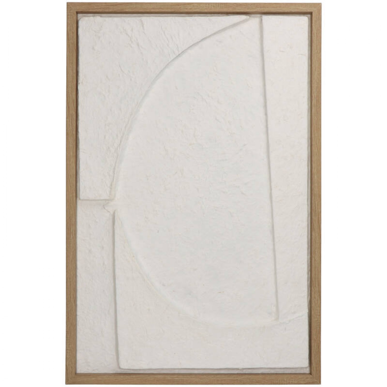 Διακοσμητικός Πίνακας Λευκό-Φυσικό 40x3x60cm
