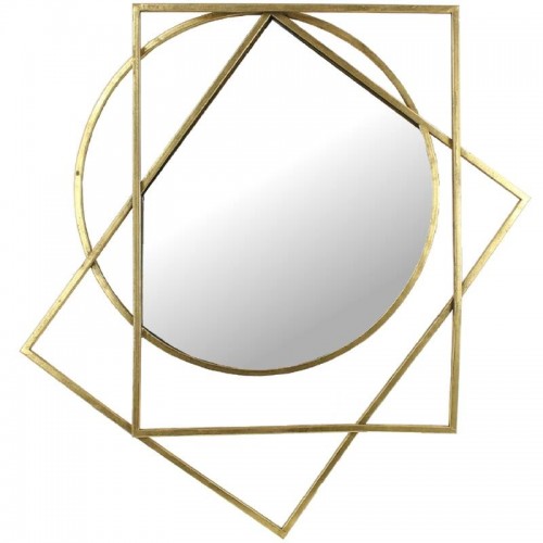 Καθρέπτης 3 Σχημάτων Χρυσός 63x3x73cm