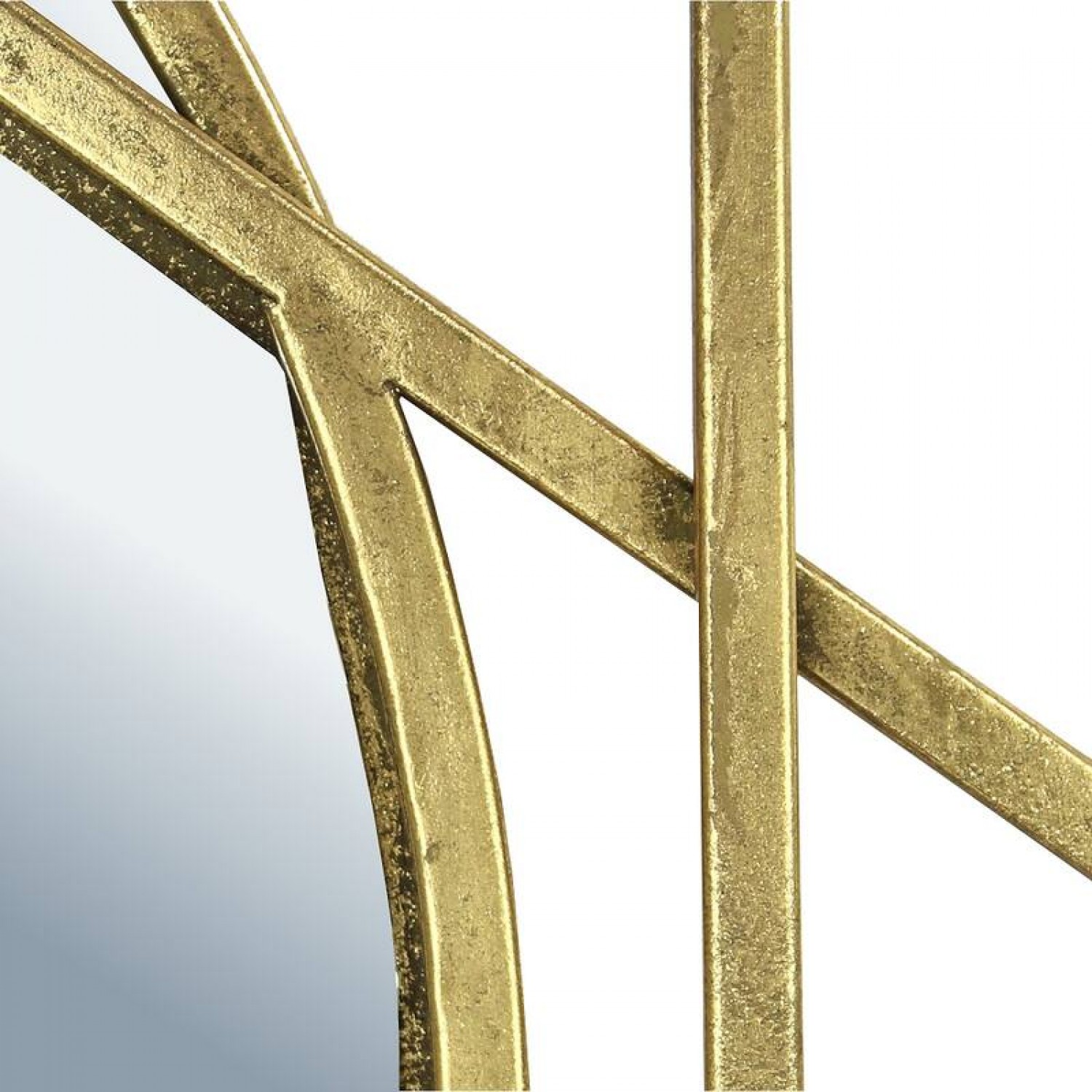 Καθρέπτης 3 Σχημάτων Χρυσός 63x3x73cm