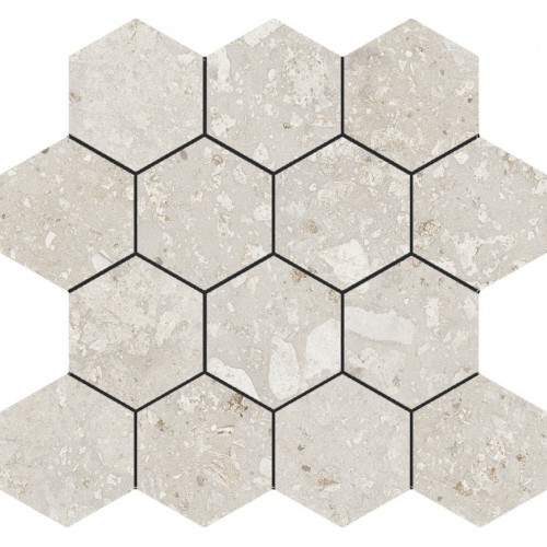 HEXA VOLCANO BIANCO 29X27