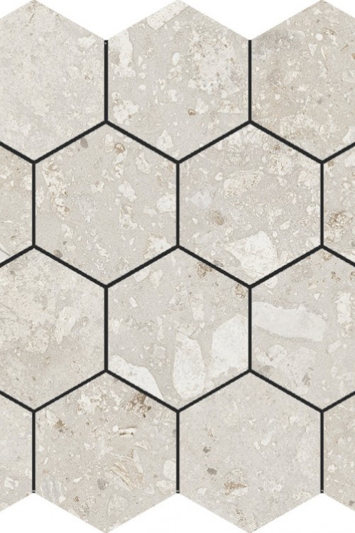 HEXA VOLCANO BIANCO 29X27