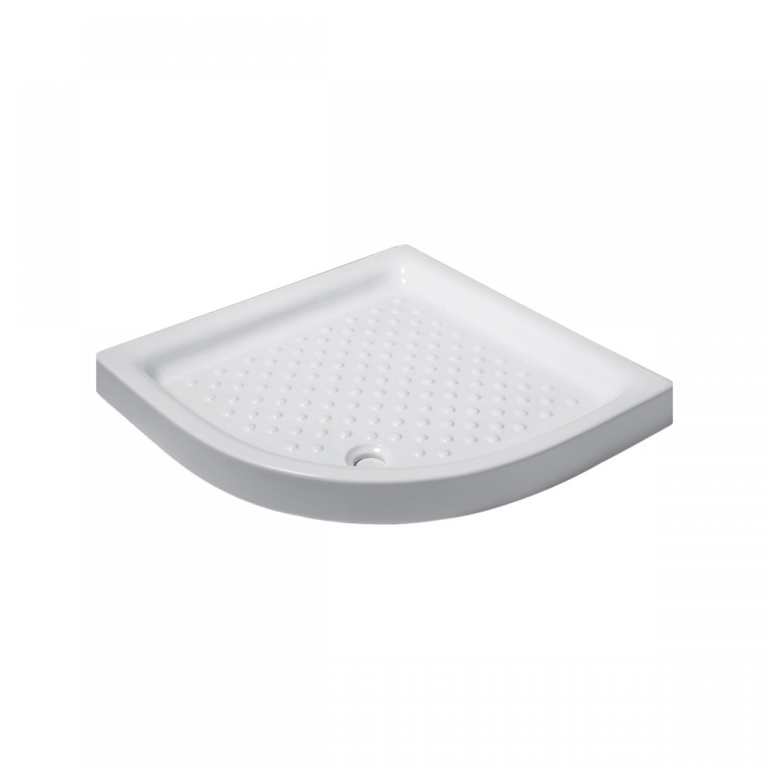 Ντουζιέρα ημικυκλική πορσελάνης PORCELAIN KARAG 80x80x9cm